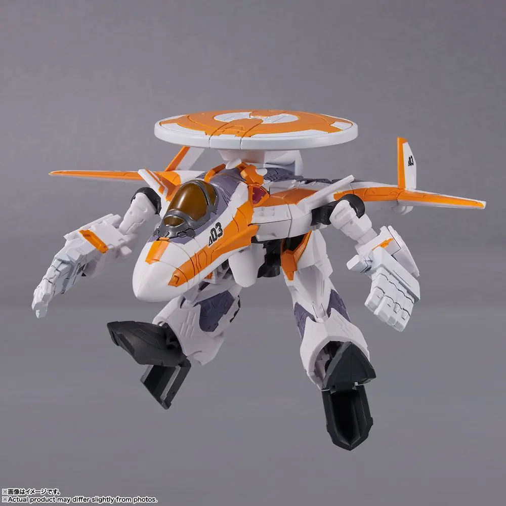 Macross Delta Tiny Session Vehicle mit Action Figure VF-31E Siegfried (Chuck Mustang Use) with Reina Prowler 10 cm product photo