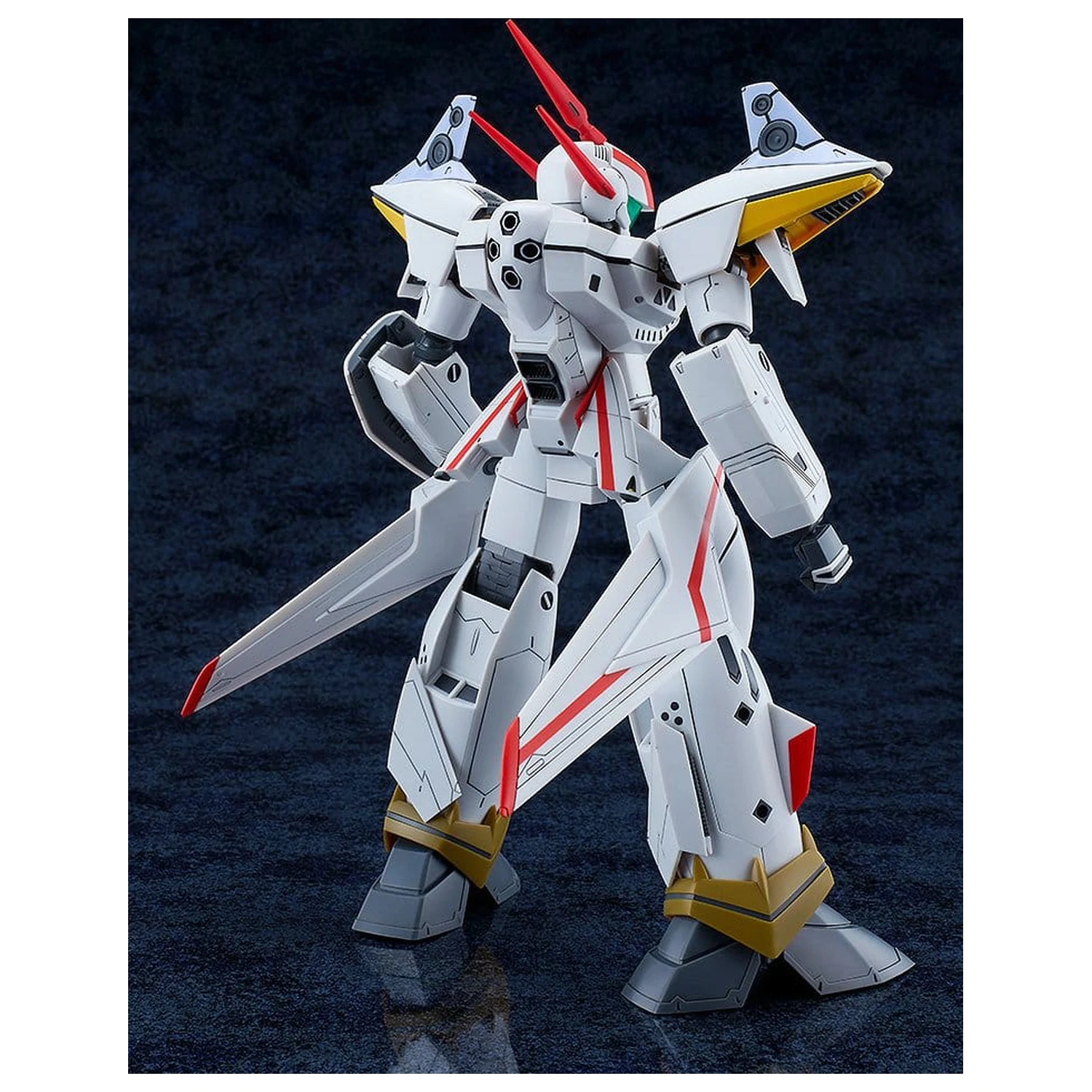 Macross Dynamite 7 Plastic Model Kit 1/72 PLAMAX VF-19P Excalibur (Planet Zola Patrol Corps) 23 cm product photo