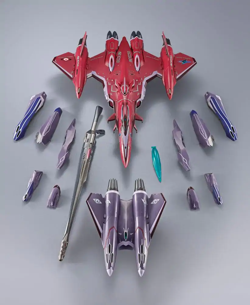 Macross Frontier DX Chogokin Action Figure VF-27 Gamma SP Super Lucifer Valkyrie Brera Sterne use Revival Ver. 25 cm termékfotó