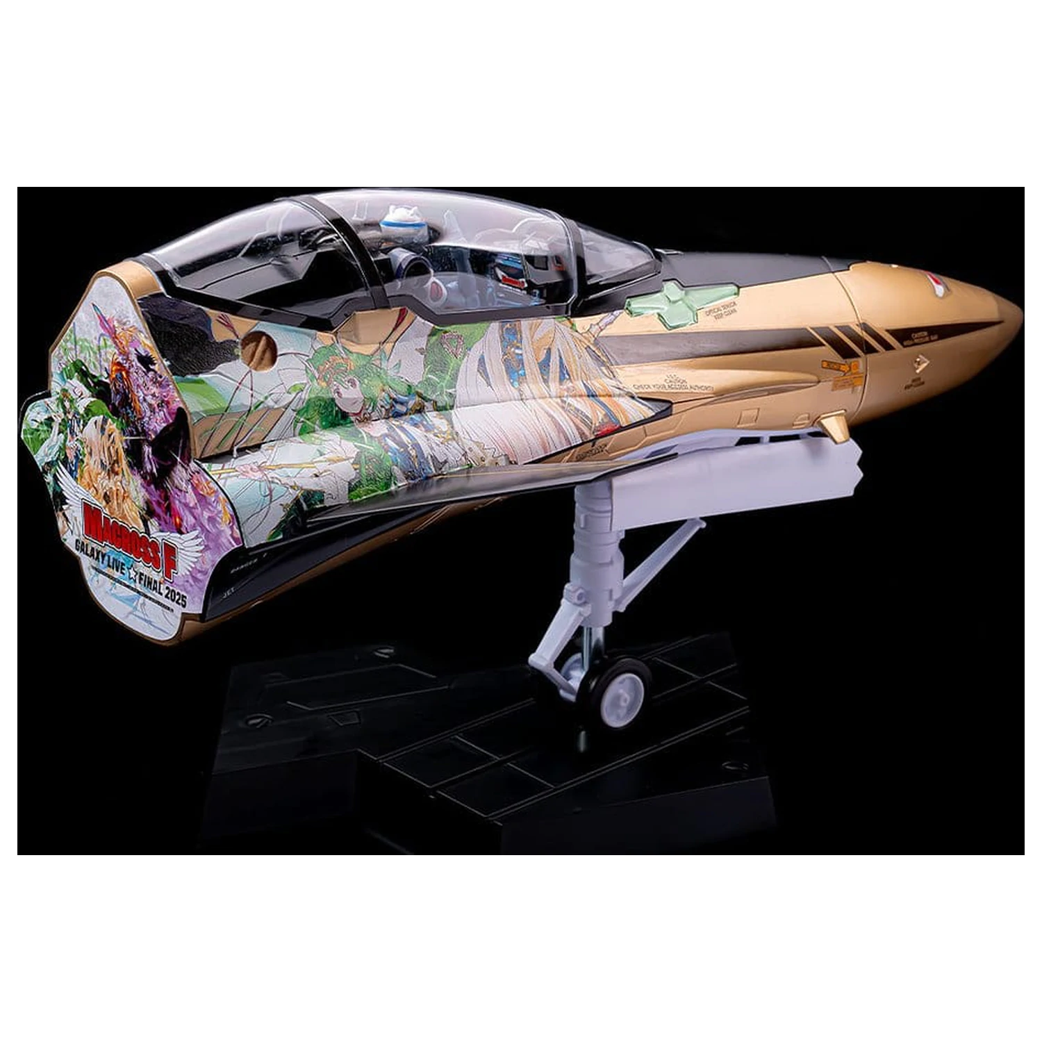 Macross Frontier Plastic Model Kit PLAMAX MF-98: minimum factory Fighter Nose Collection YF-29 GALAXY SET 34 cm product photo