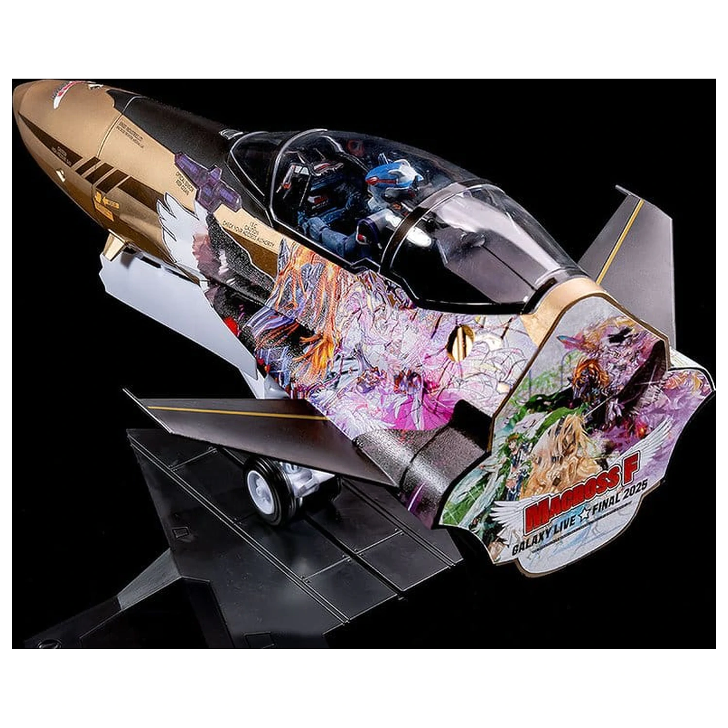 Macross Frontier Plastic Model Kit PLAMAX MF-98: minimum factory Fighter Nose Collection YF-29 GALAXY SET 34 cm product photo