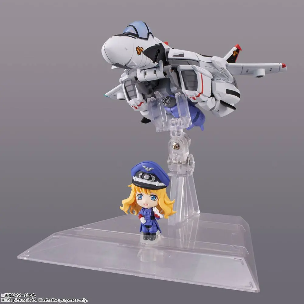 Macross Frontier TINY SESSION VF-25F MESSIAH VALKYRIE (ALTO USE) with SHERYL 10 cm product photo