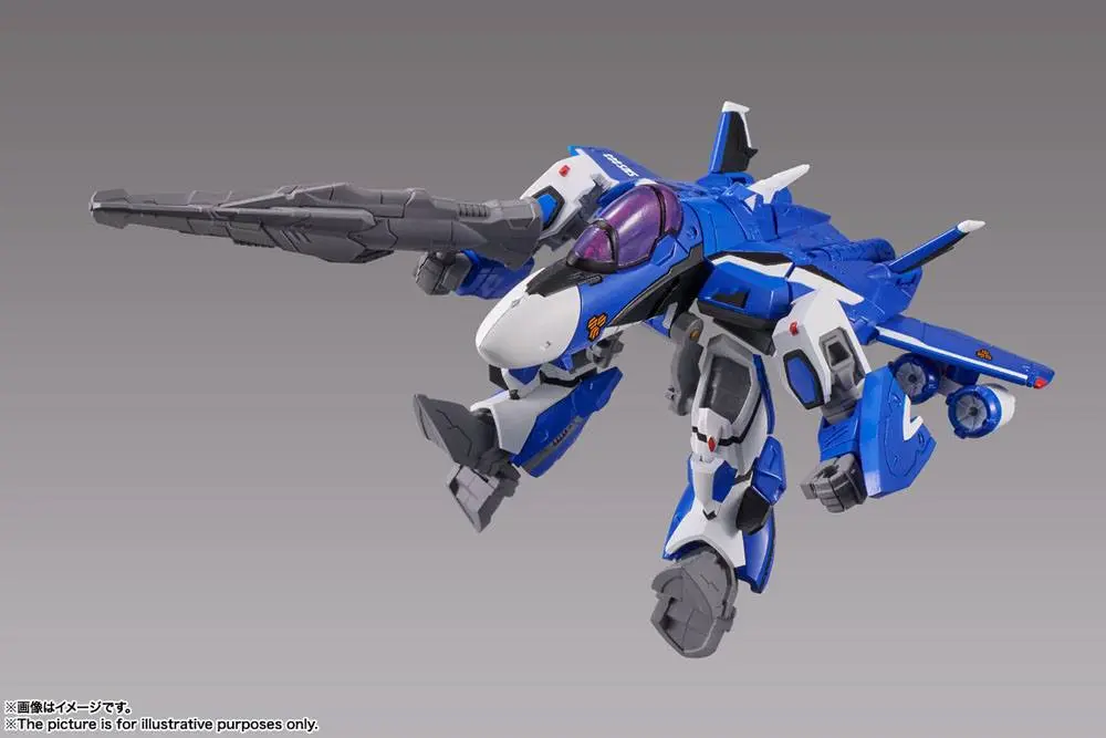 Macross Frontier TINY SESSION VF-25G MESSIAH VALKYRIE (MICHAEL USE) with RANKA 10 cm product photo