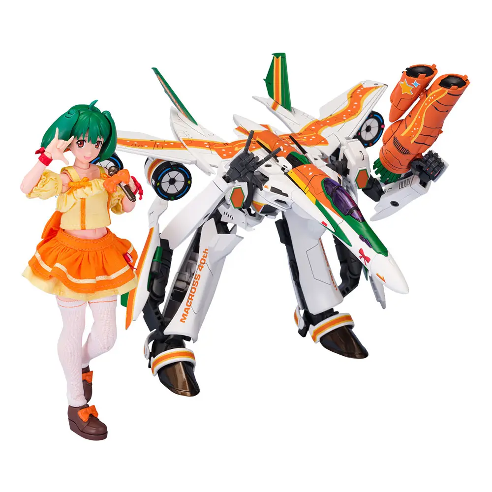 Macross Frontier Plastic Model Kit VF-25F Messiah Ranka Lee Macross 40th Anniversary 22 cm product photo