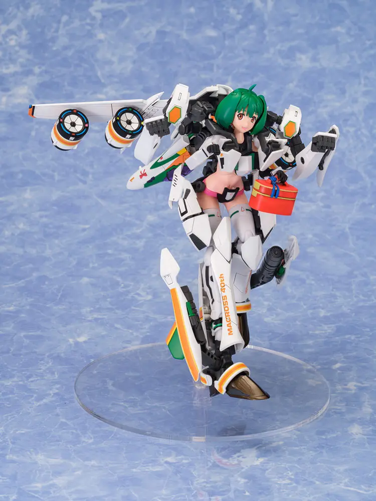 Macross Frontier Plastic Model Kit VF-25F Messiah Ranka Lee Macross 40th Anniversary 22 cm product photo