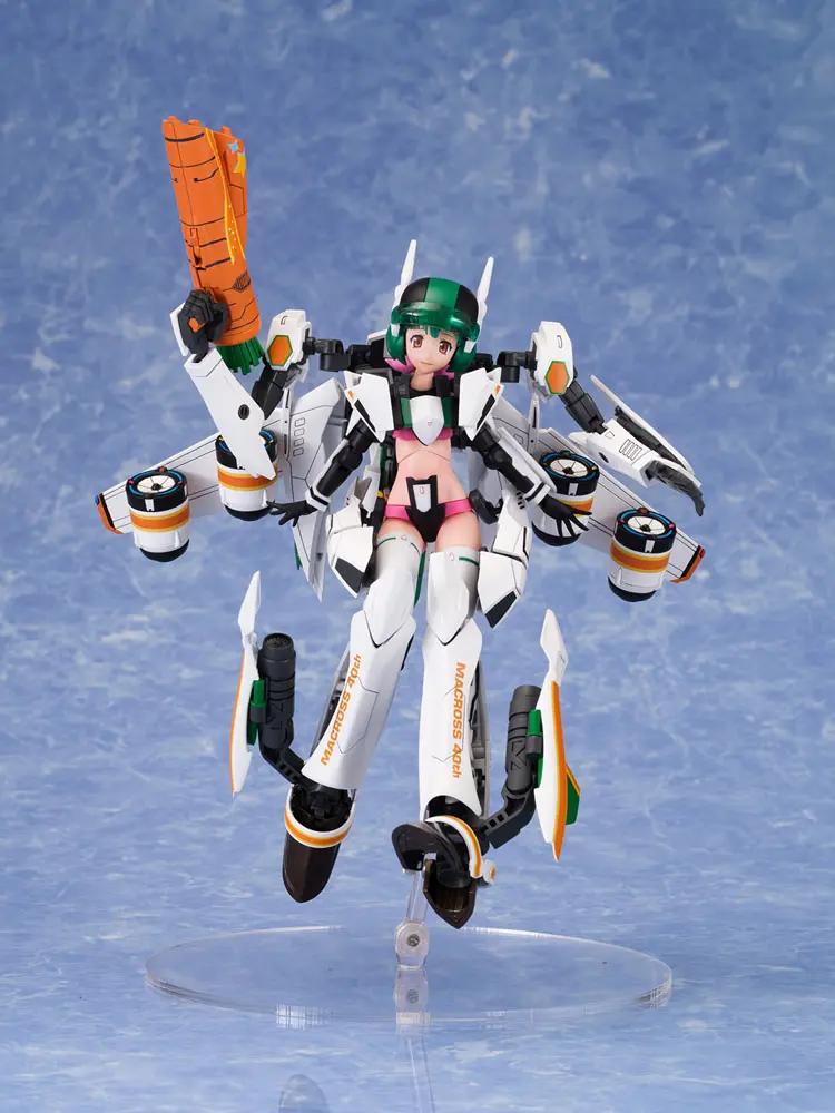 Macross Frontier Plastic Model Kit VF-25F Messiah Ranka Lee Macross 40th Anniversary 22 cm product photo