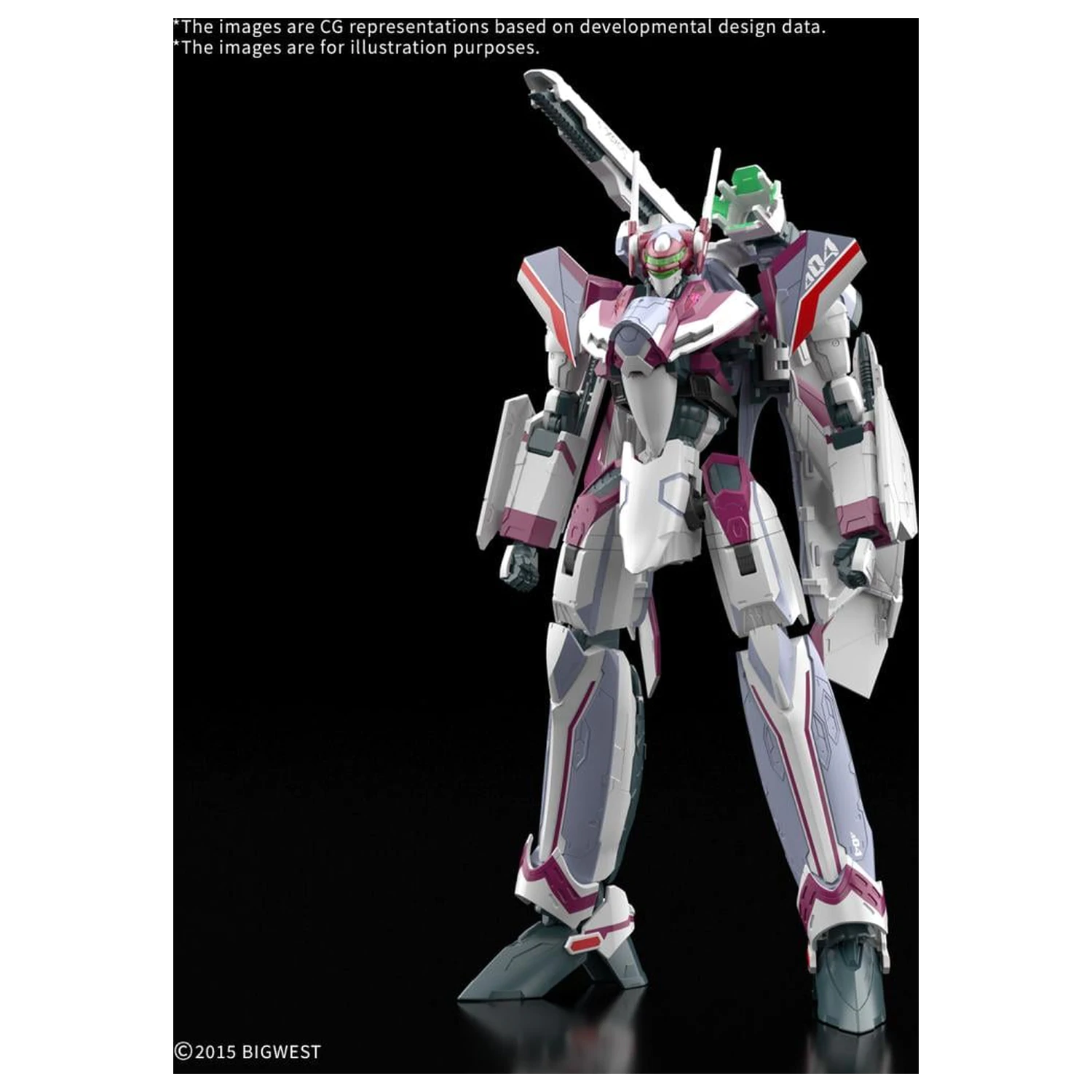 Macross HG 1/100 VF-31C Siegfried (Farina Jenius) Deluxe Model Kit product photo