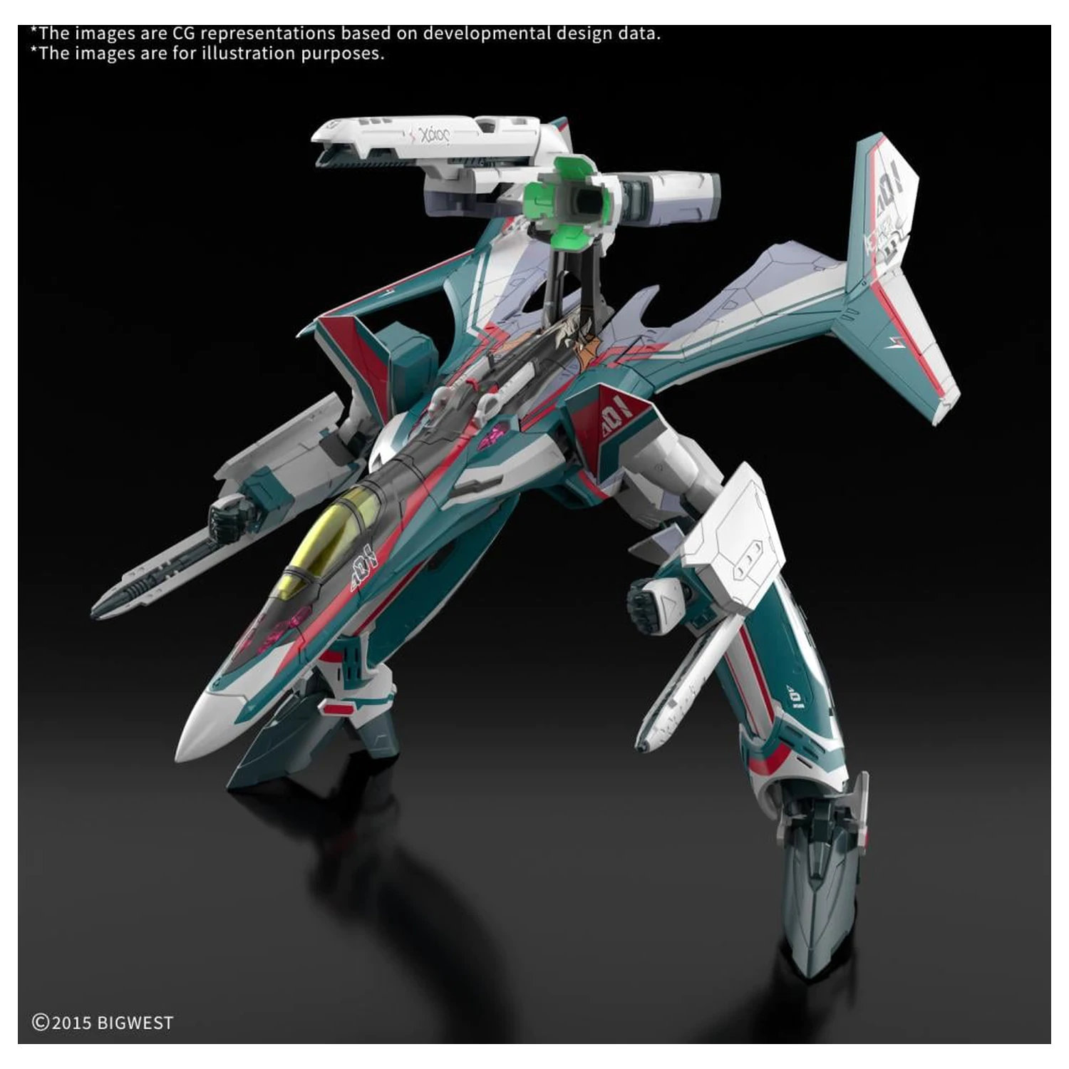 Macross HG 1/100 VF-31S Siegfried (Arad Moders Use) Model Kit product photo