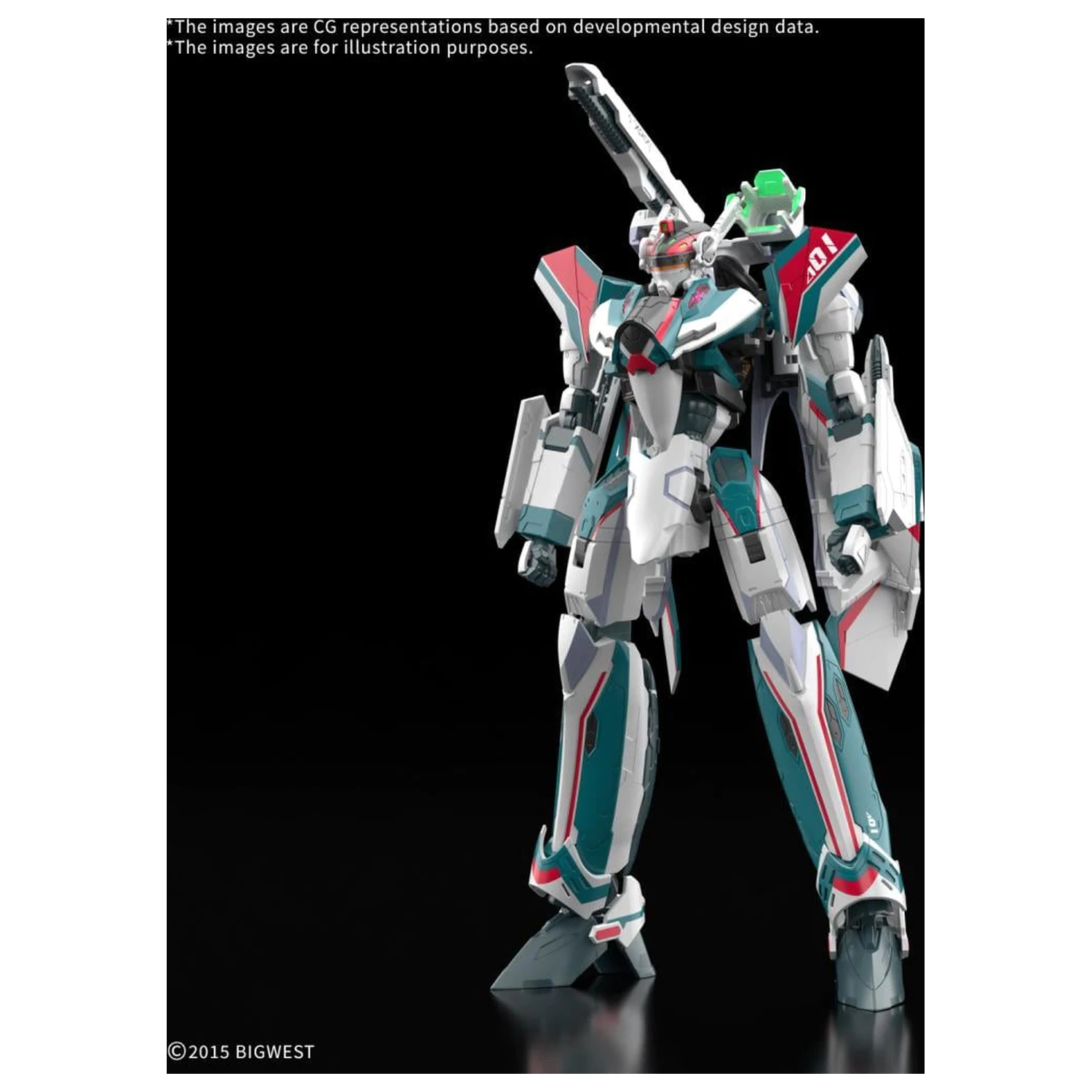 Macross HG 1/100 VF-31S Siegfried Deluxe Set Model Kit product photo