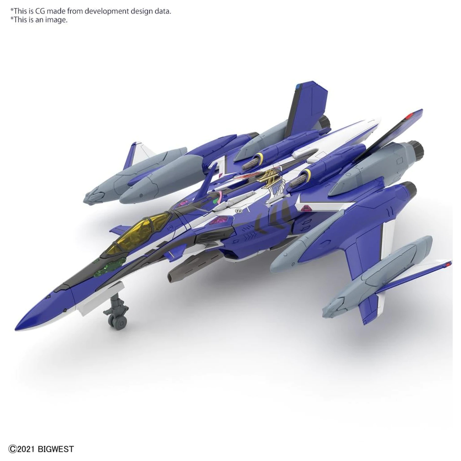 MACROSS HG 1/100 YF-29 Durandal Valkyrie Full Set Model Kit product photo
