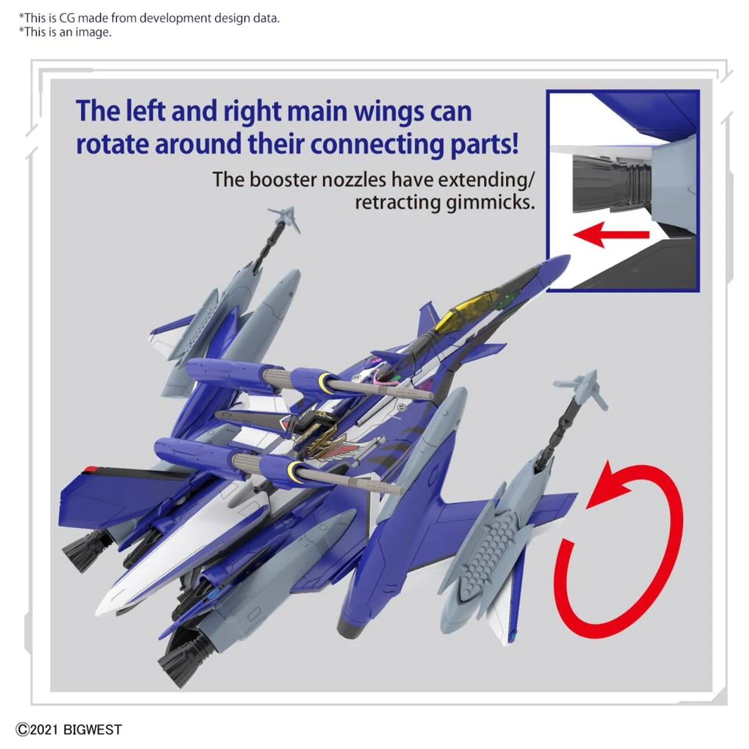 MACROSS HG 1/100 YF-29 Durandal Valkyrie Full Set Model Kit product photo