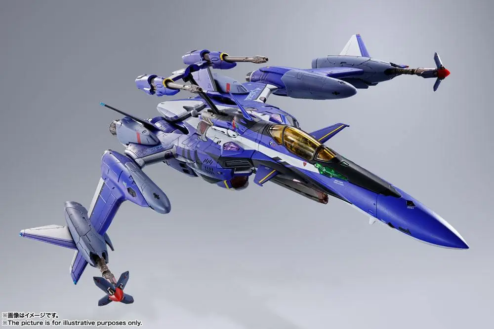 Macross Movie: Absolut Live DX Chogokin Diecast Action Figure YF-29 Durandal (Maximilian Genius) Full Set Pack 22 cm product photo