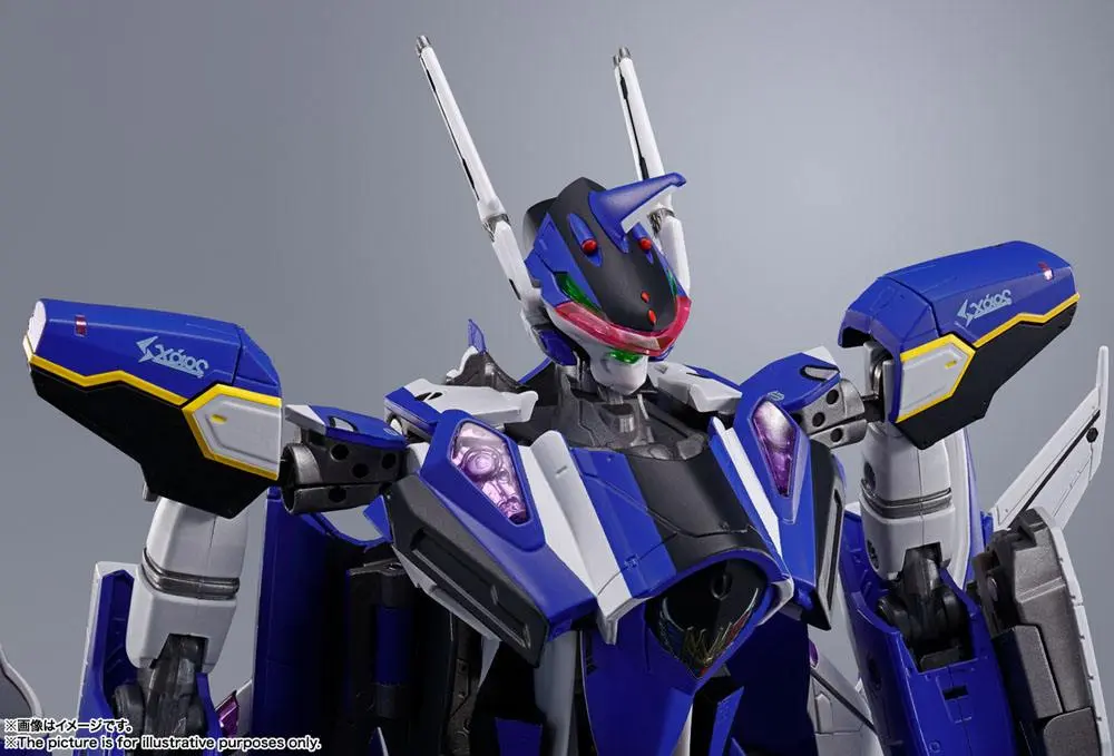Macross Movie: Absolut Live DX Chogokin Diecast Action Figure YF-29 Durandal (Maximilian Genius) Full Set Pack 22 cm product photo