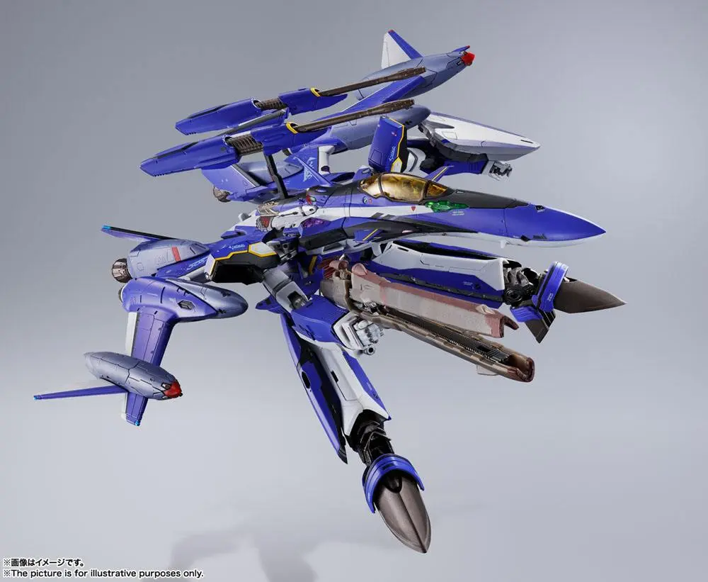 Macross Movie: Absolut Live DX Chogokin Diecast Action Figure YF-29 Durandal (Maximilian Genius) Full Set Pack 22 cm product photo