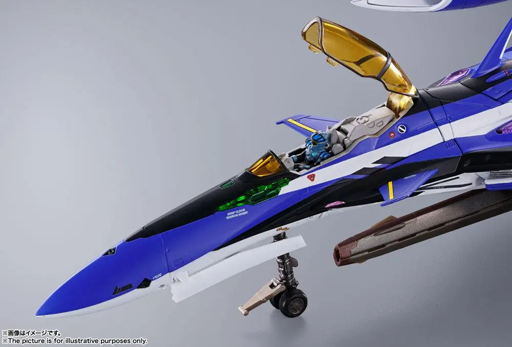 Macross Movie: Absolut Live DX Chogokin Diecast Action Figure YF-29 Durandal (Maximilian Genius) Full Set Pack 22 cm product photo