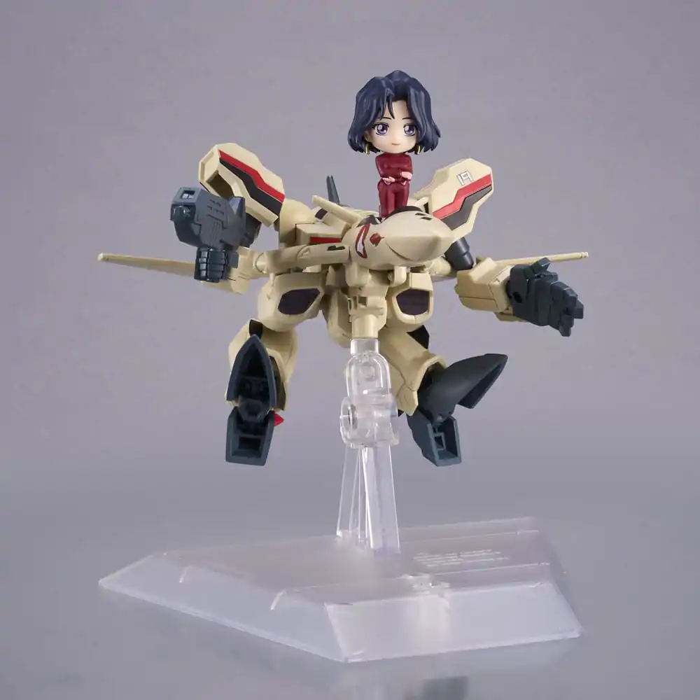 Macross Plus Tiny Session Vehicle with Action Figure YF-19 (Isamu Alva Dyson Use) with Myung Fang Love 11 cm product photo