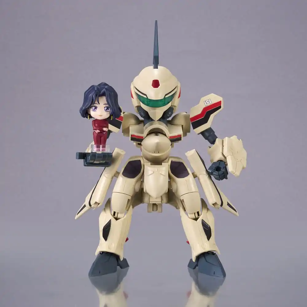 Macross Plus Tiny Session Vehicle with Action Figure YF-19 (Isamu Alva Dyson Use) with Myung Fang Love 11 cm product photo
