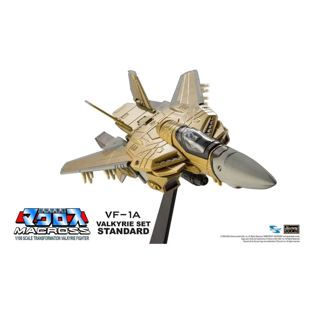 Macross Retro Transformable Collection Action Figure 1/100 VF-1A Valkyrie 13 cm product photo