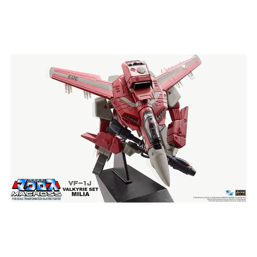 Macross Retro Transformable Collection Action Figure 1/100 VF-1J Milia Valkyrie 13 cm product photo