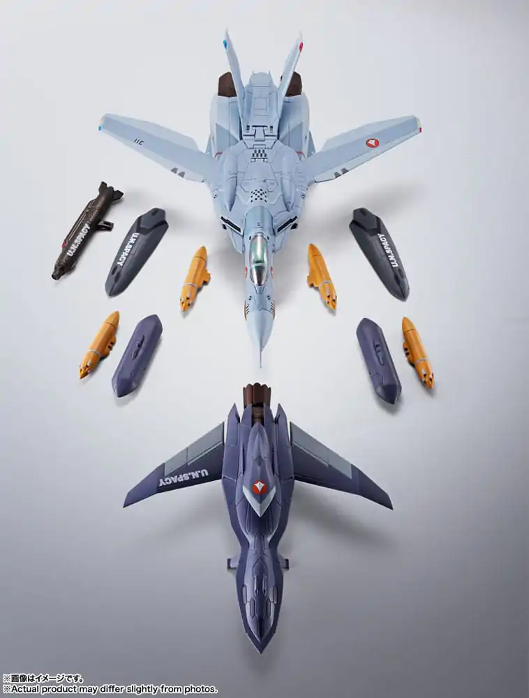 Macross Zero Hi-Metal R Action Figure VF-0A Phoenix (Shin Kudo Use) & QF-2200D-B Ghost 30 cm termékfotó