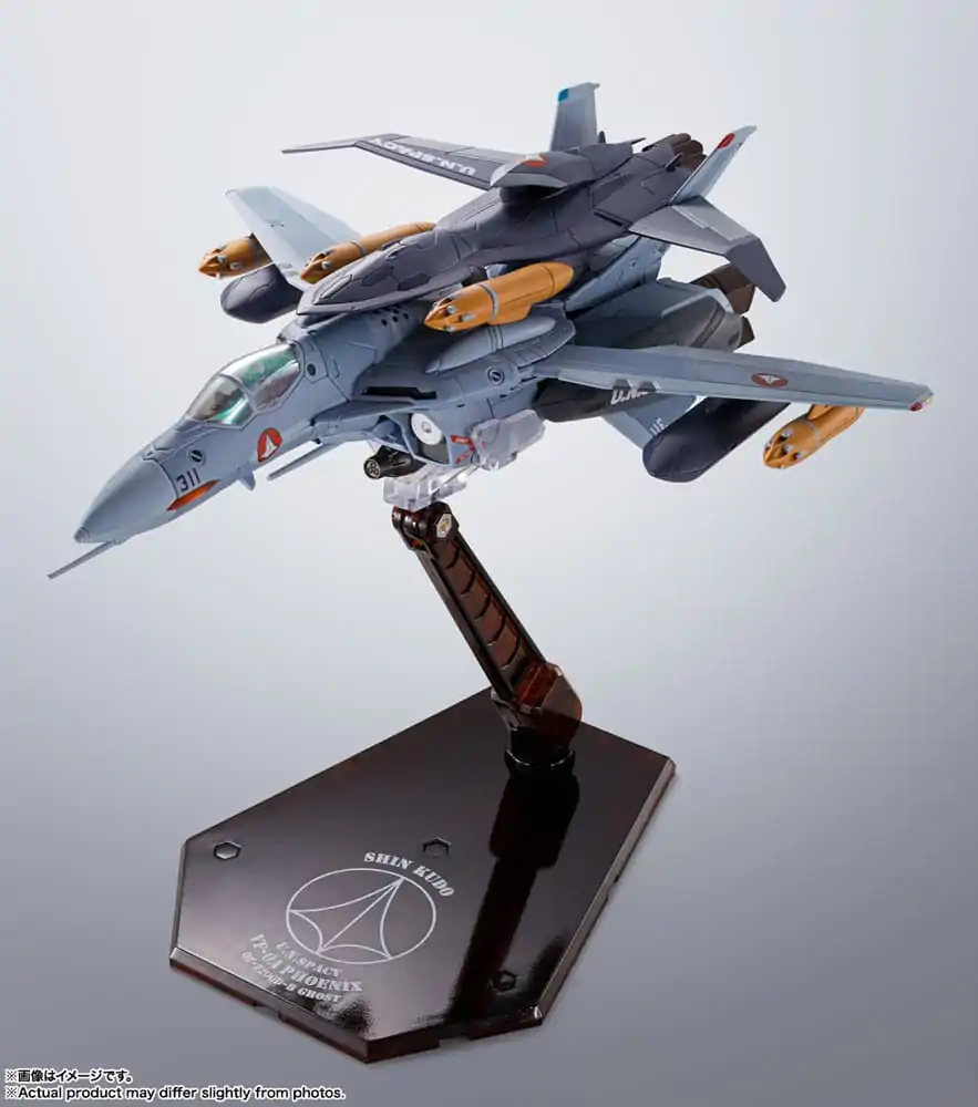 Macross Zero Hi-Metal R Action Figure VF-0A Phoenix (Shin Kudo Use) & QF-2200D-B Ghost 30 cm termékfotó