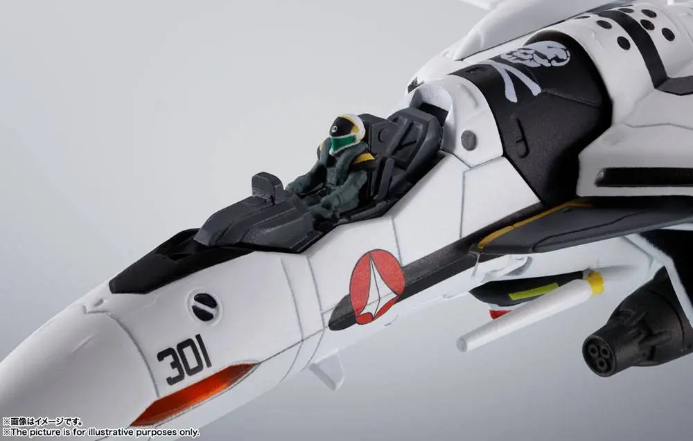 Macross Zero Hi-Metal R Action Figure VF-0S Phoenix (Roy Focker Use) 14 cm product photo