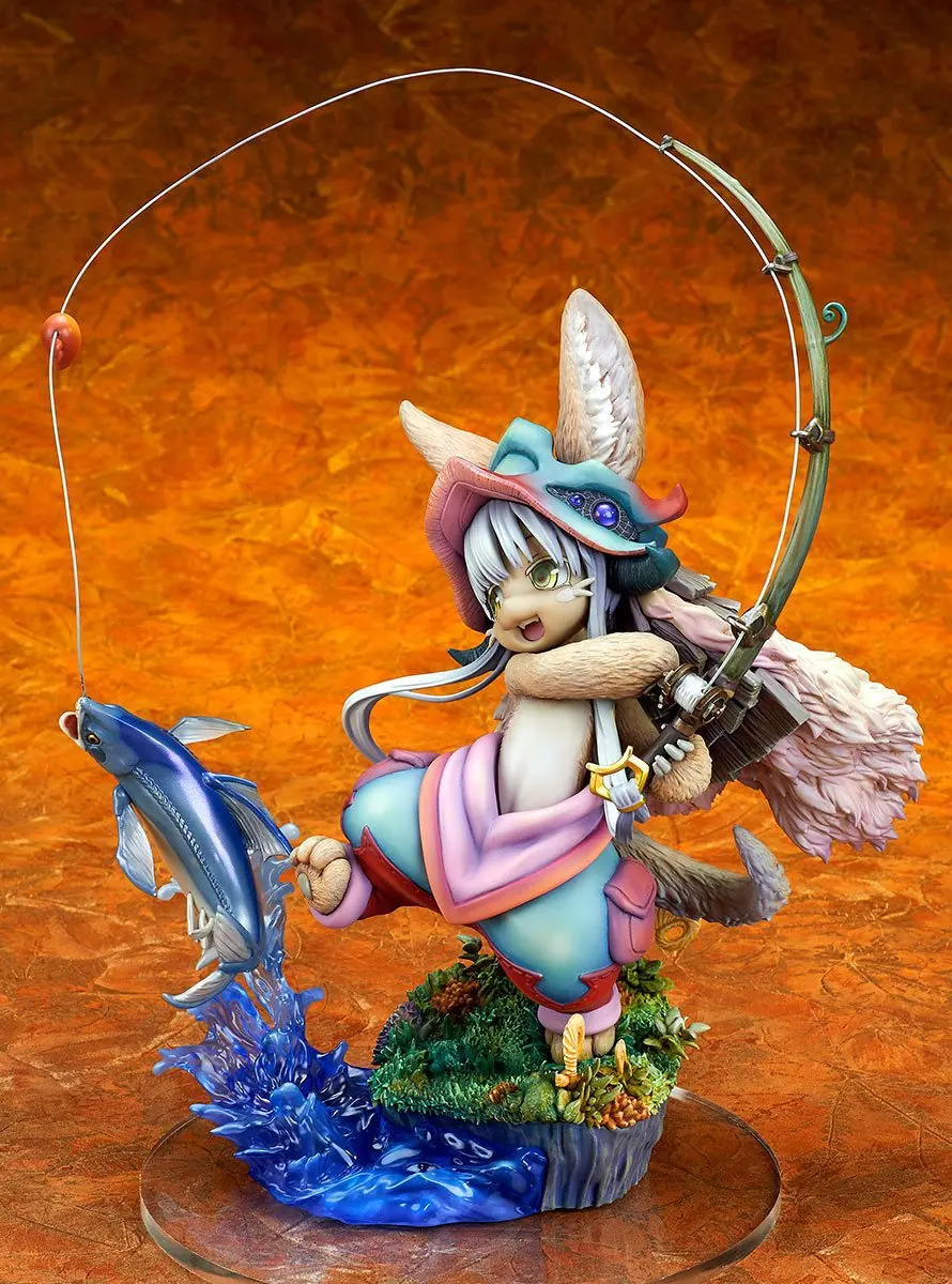 Made in Abyss PVC Statue 1/8 Nanachi Gankimasu Fishing 23 cm product photo