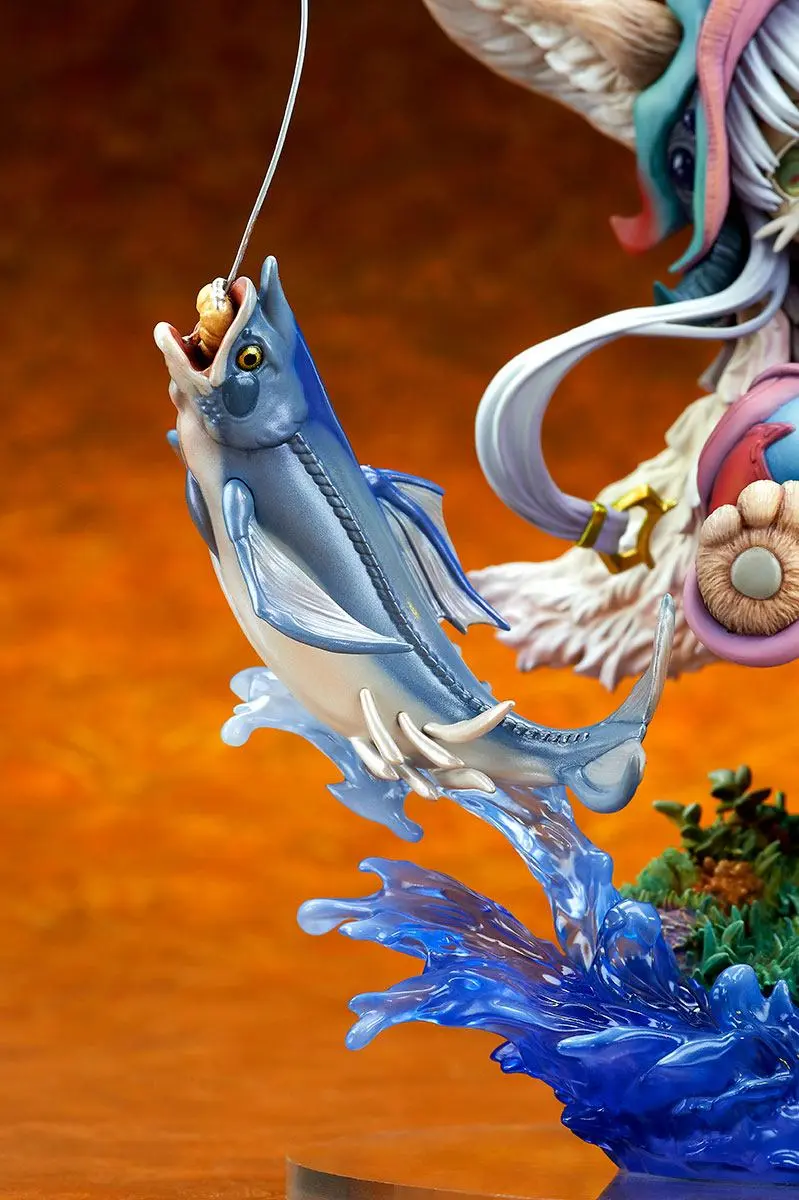 Made in Abyss PVC Statue 1/8 Nanachi Gankimasu Fishing 23 cm product photo