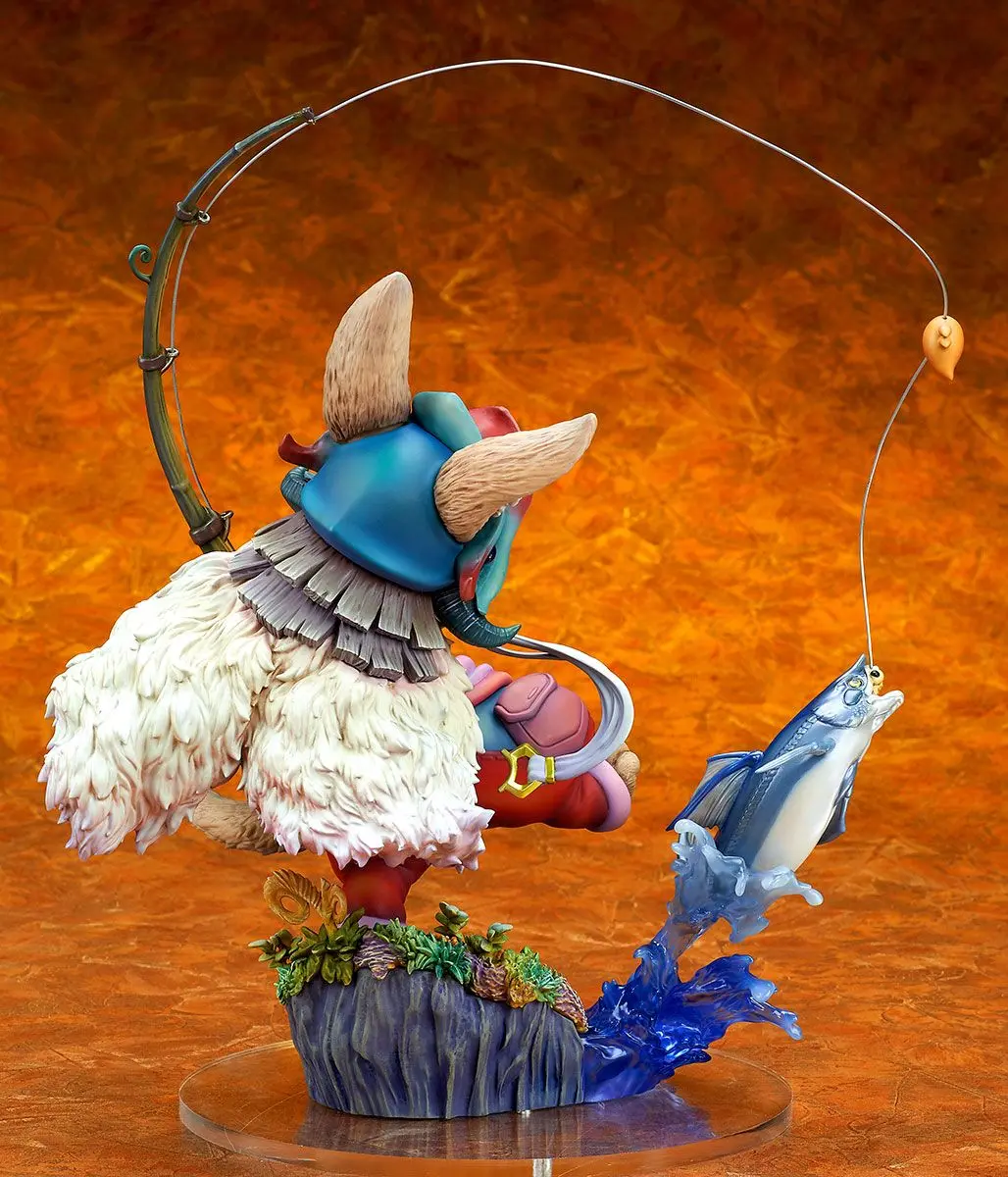 Made in Abyss PVC Statue 1/8 Nanachi Gankimasu Fishing 23 cm product photo