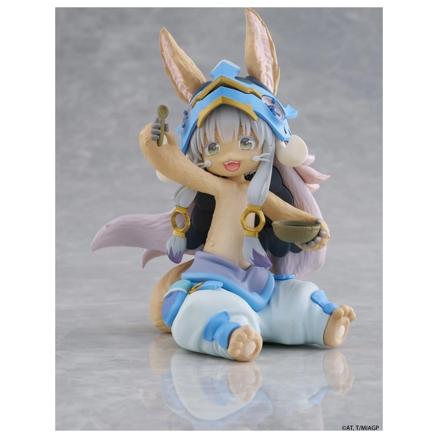 Made in Abyss Desktop Cute PVC Figure Nanachi (Mealtime ver.) 13 cm product photo