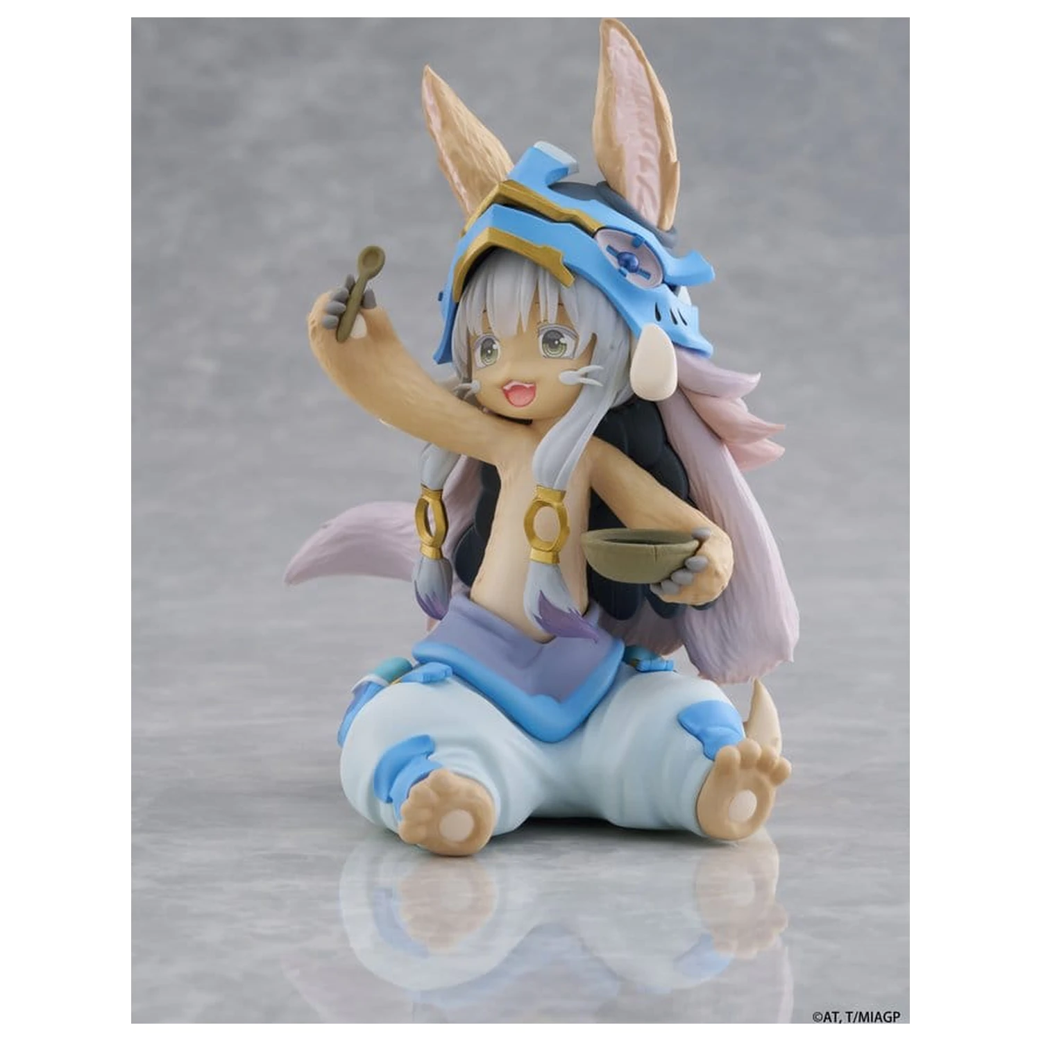 Made in Abyss Desktop Cute PVC Figure Nanachi (Mealtime ver.) 13 cm product photo