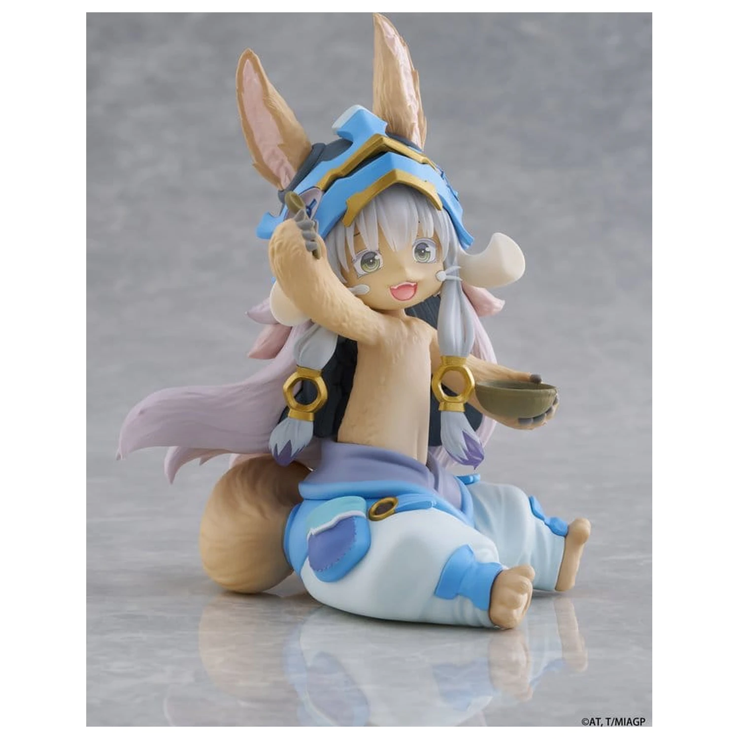 Made in Abyss Desktop Cute PVC Figure Nanachi (Mealtime ver.) 13 cm product photo