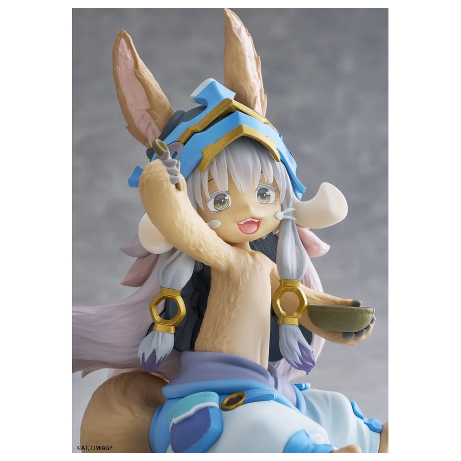 Made in Abyss Desktop Cute PVC Figure Nanachi (Mealtime ver.) 13 cm product photo