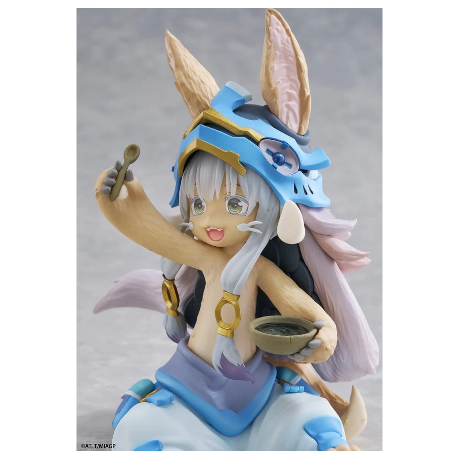Made in Abyss Desktop Cute PVC Figure Nanachi (Mealtime ver.) 13 cm product photo