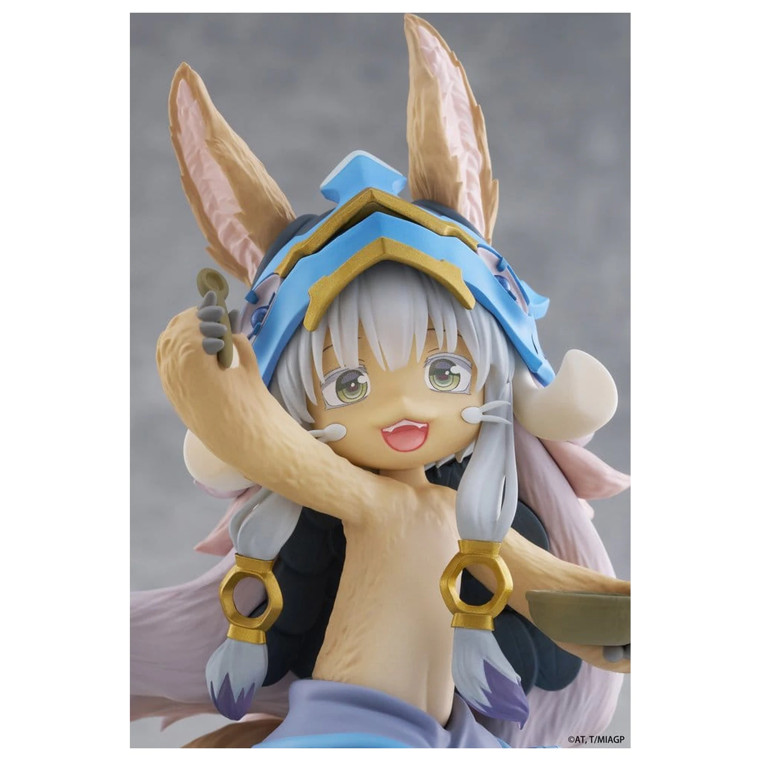 Made in Abyss Desktop Cute PVC Figure Nanachi (Mealtime ver.) 13 cm product photo