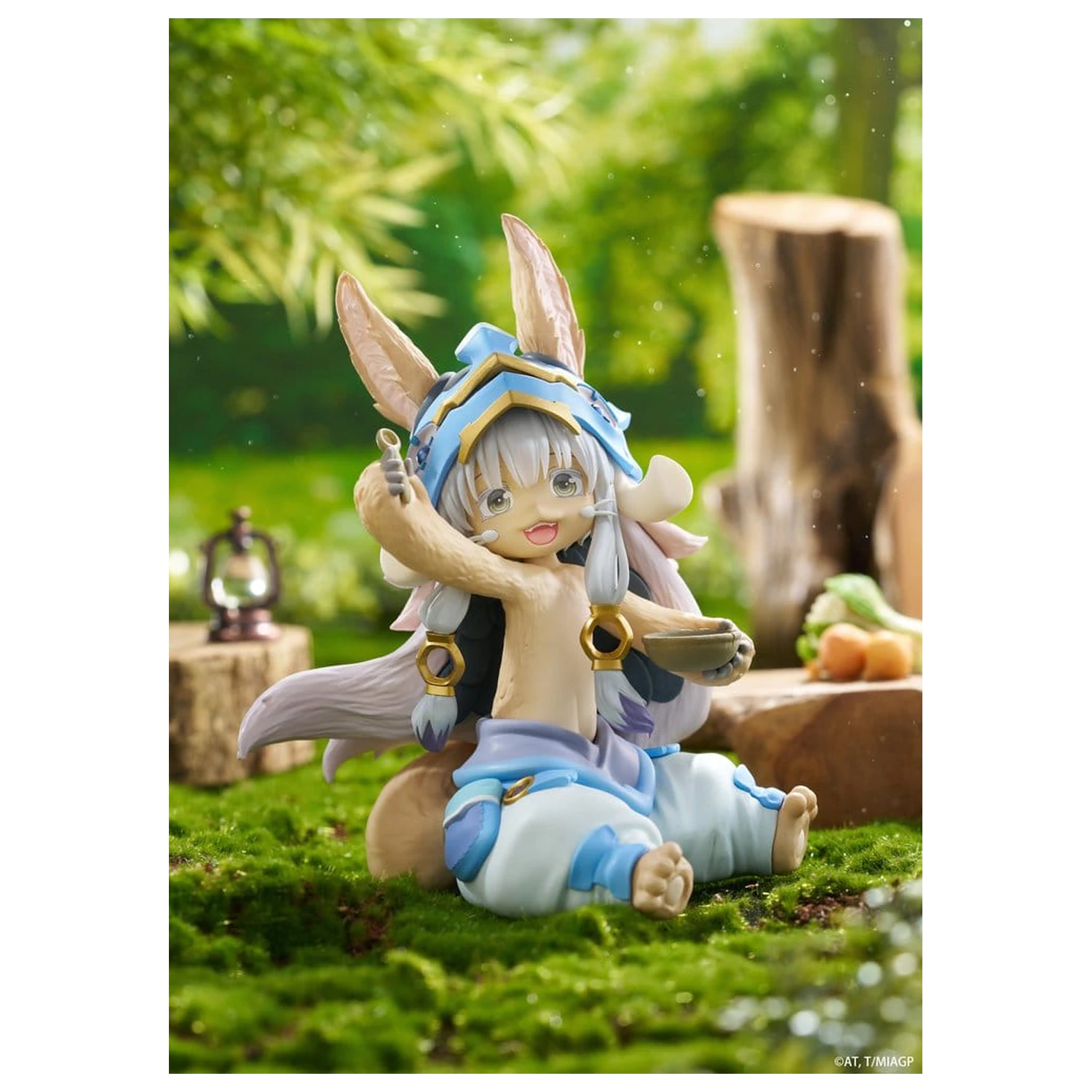Made in Abyss Desktop Cute PVC Figure Nanachi (Mealtime ver.) 13 cm product photo