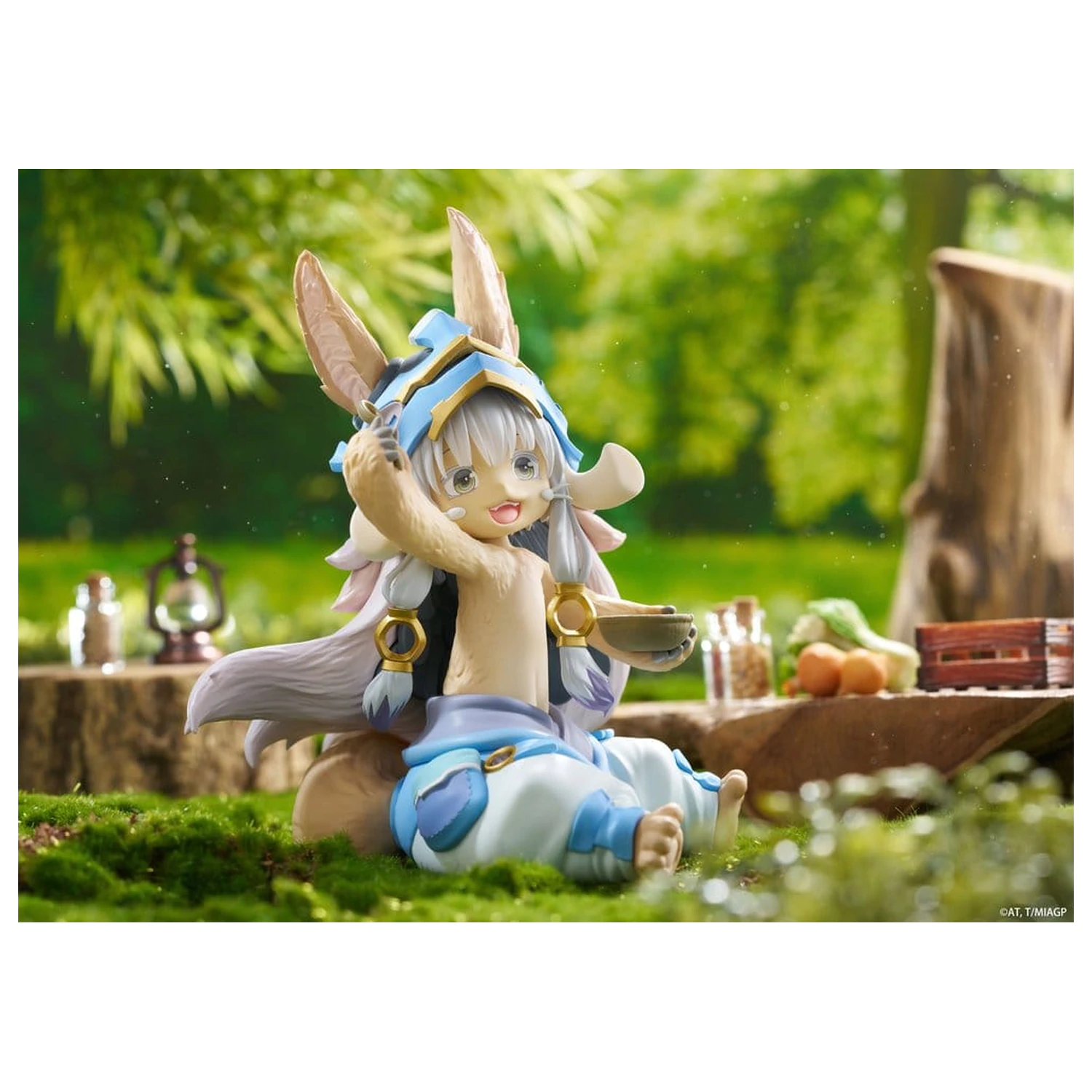 Made in Abyss Desktop Cute PVC Figure Nanachi (Mealtime ver.) 13 cm product photo