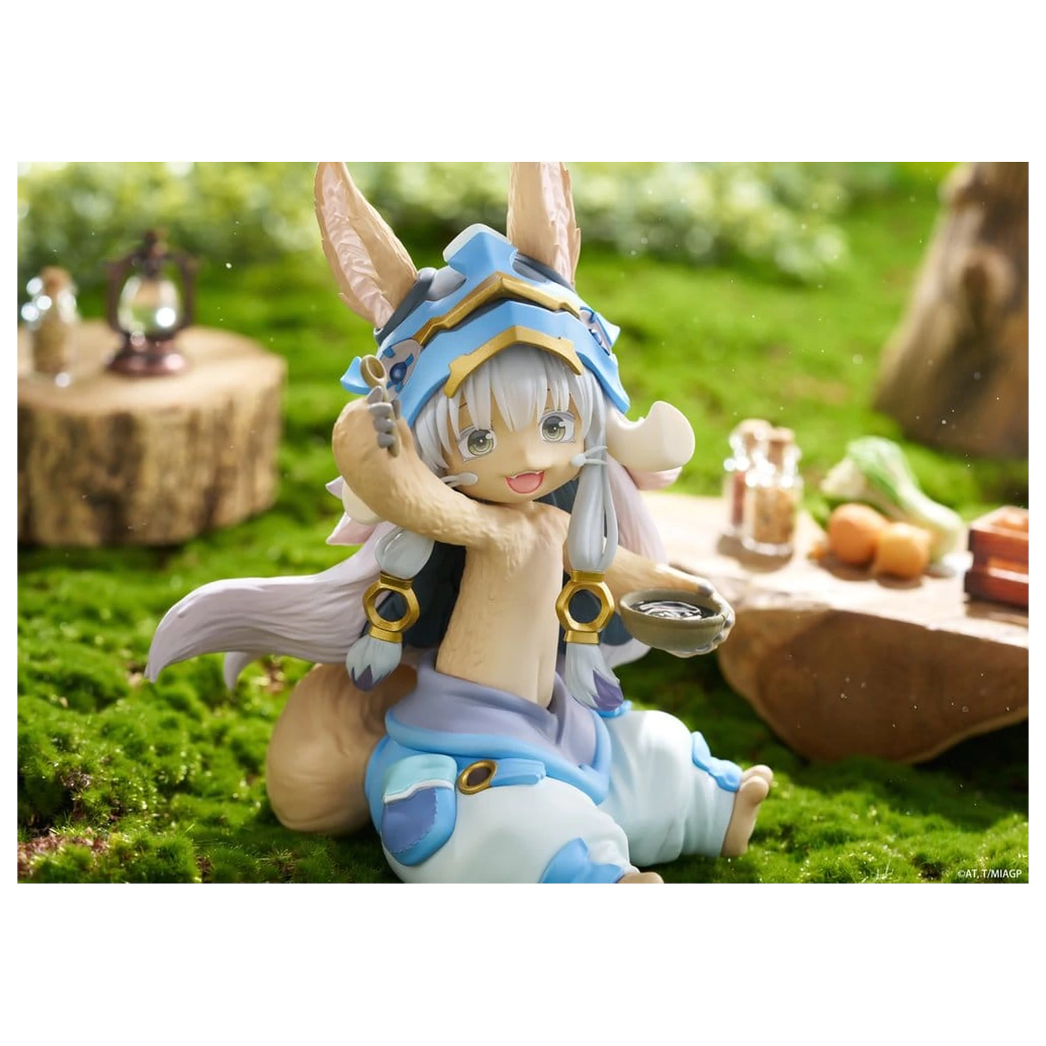 Made in Abyss Desktop Cute PVC Figure Nanachi (Mealtime ver.) 13 cm product photo