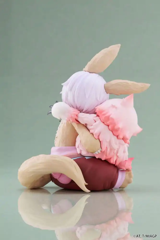 Made in Abyss: The Golden City of the Scorching Sun PVC Statue Desktop Cute Figure Nanachi &amp; Mitty Reissue 13 cm product photo