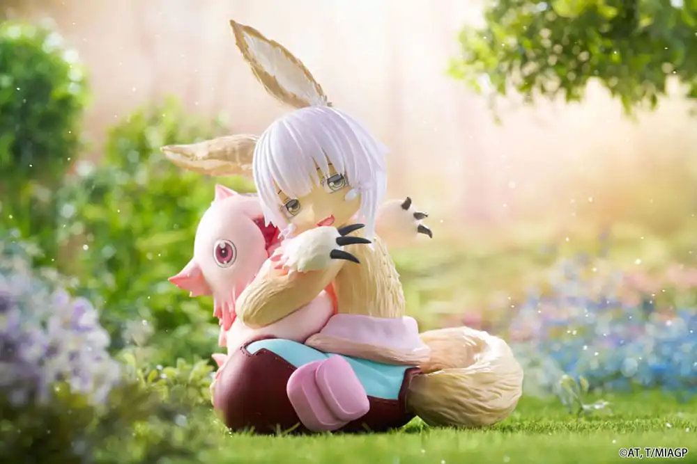 Made in Abyss: The Golden City of the Scorching Sun PVC Statue Desktop Cute Figure Nanachi &amp; Mitty Reissue 13 cm product photo