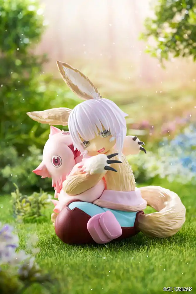 Made in Abyss: The Golden City of the Scorching Sun PVC Statue Desktop Cute Figure Nanachi &amp; Mitty Reissue 13 cm product photo