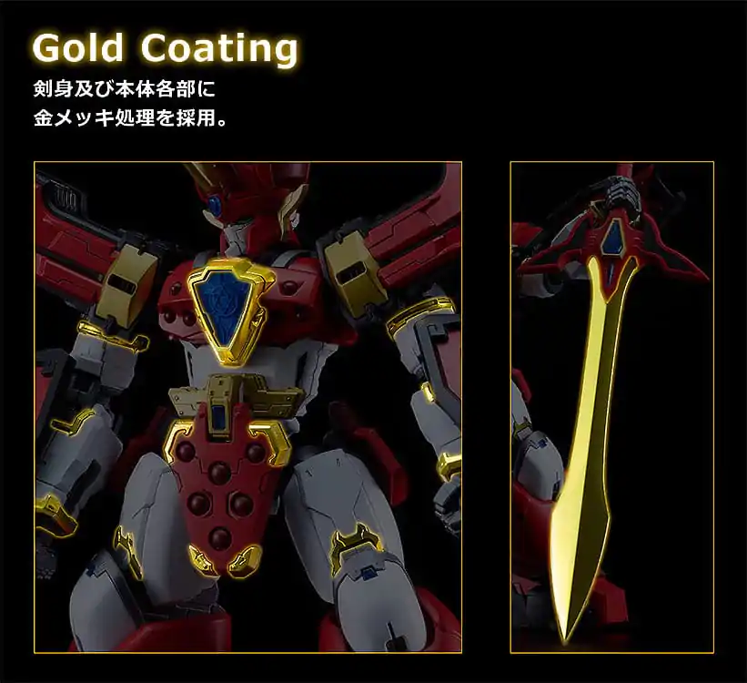 Mado King Granzort Moderoid Plastic Model Kit King´s Style Granzort Gold Edition 18 cm product photo