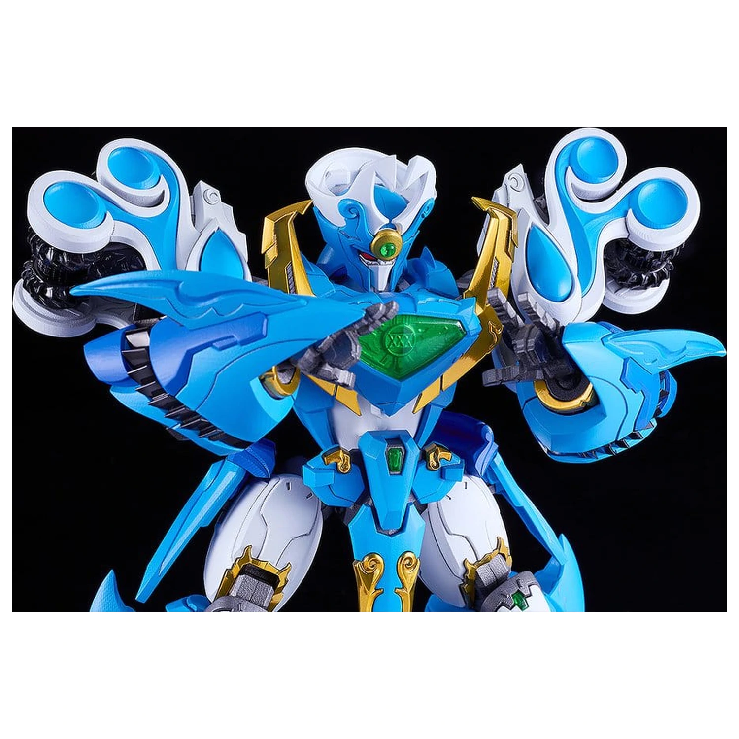 Mado King Granzort Moderoid Plastic Model Kit King's Style Aquabeat Gold Edition 18 cm product photo