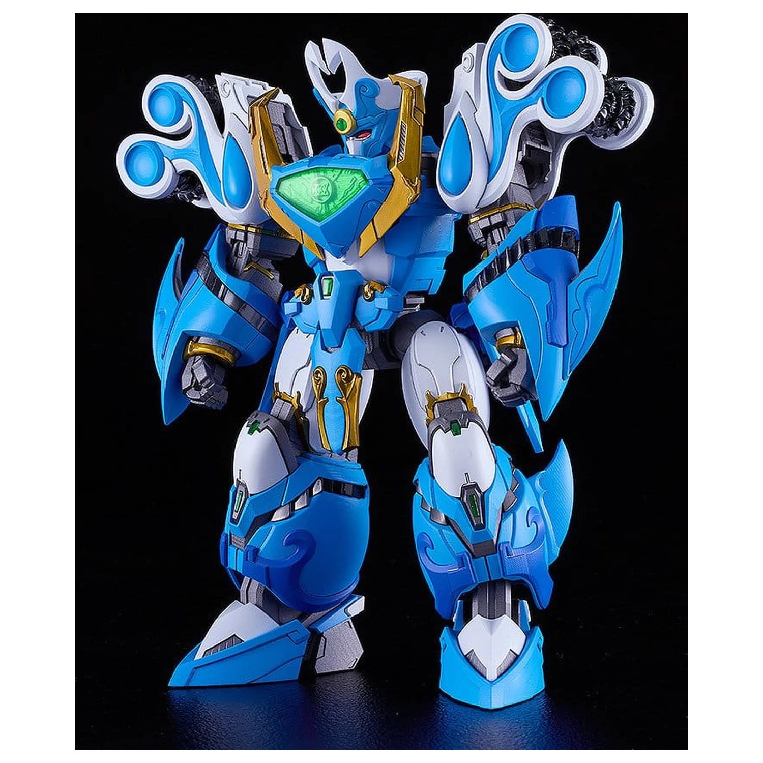 Mado King Granzort Moderoid Plastic Model Kit King's Style Aquabeat Gold Edition 18 cm product photo