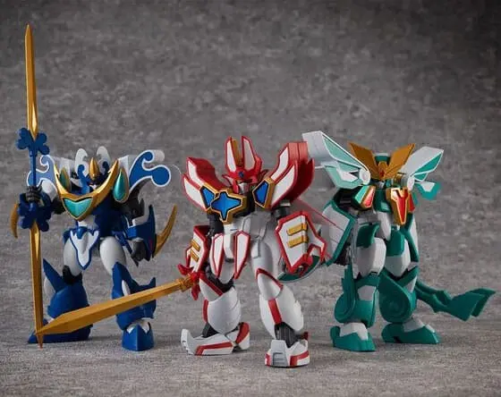 Mado King Granzort Variable Action MINI Action Figure Super Granzort, Super Aquabeat &amp; Super Winzart 10 cm product photo