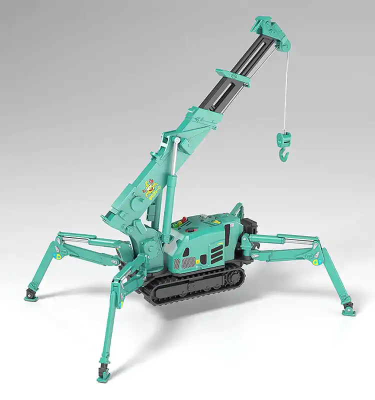 Maeda Seisakusho Moderoid Plastic Model Kit 1/20 Spider Crane (Green) Re-Run 25 cm product photo