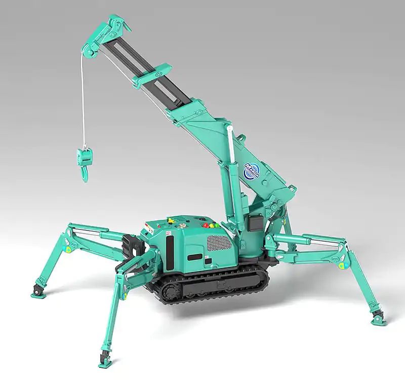 Maeda Seisakusho Moderoid Plastic Model Kit 1/20 Spider Crane (Green) Re-Run 25 cm product photo