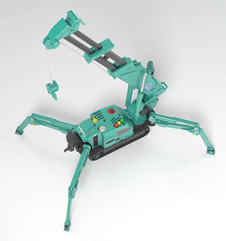 Maeda Seisakusho Moderoid Plastic Model Kit 1/20 Spider Crane (Green) Re-Run 25 cm product photo