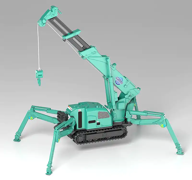 Maeda Seisakusho Moderoid Plastic Model Kit 1/20 Spider Crane (Green) Re-Run 25 cm product photo