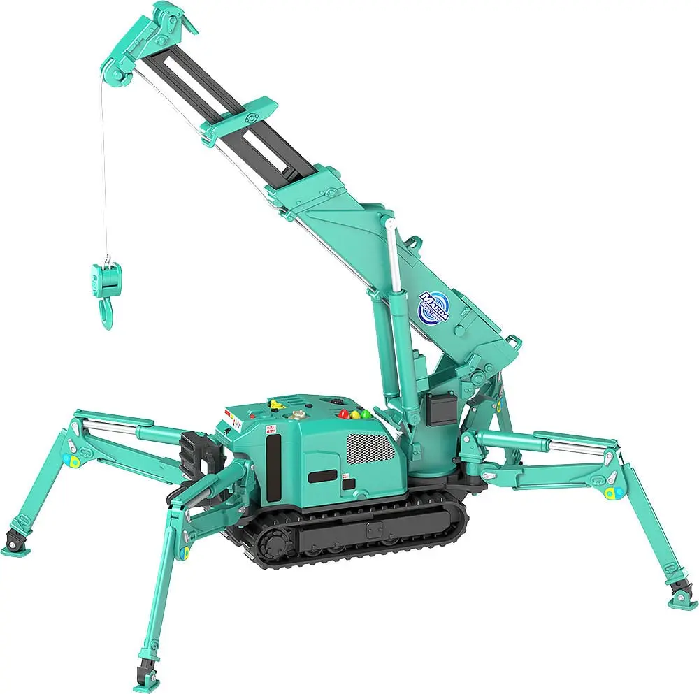 Maeda Seisakusho Moderoid Plastic Model Kit 1/20 Spider Crane (Green) Re-Run 25 cm product photo